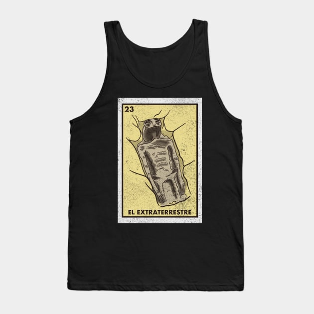 Mexican Alien Tshirt Tank Top by aaronsartroom